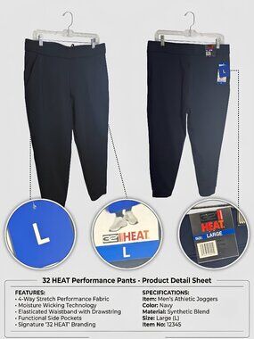 32 HEAT Performance Pants